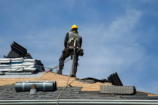 Professional Storm Damage Roof Repair technician working in Pine Mountain, GA